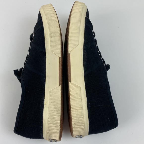 Superga Mens Sneakers Black Size 8.5 - Picture 12 of 16